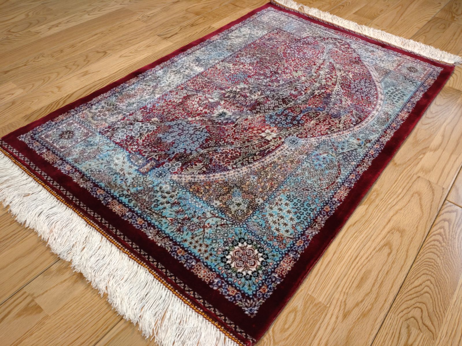 ペルシャ絨毯 ネイアブリシャム ハイブリッド 玄関マット 90x60cm PS4027 MARWIL-DEMENAGEMENTS_CH