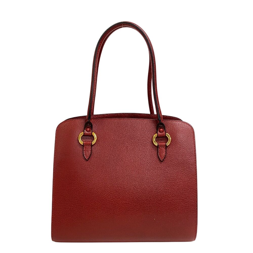 デルヴォー DELVAUX ハンドバッグ Dチャーム レッド デルヴォー DELVAUX ハンドバッグ Dチャーム レッド