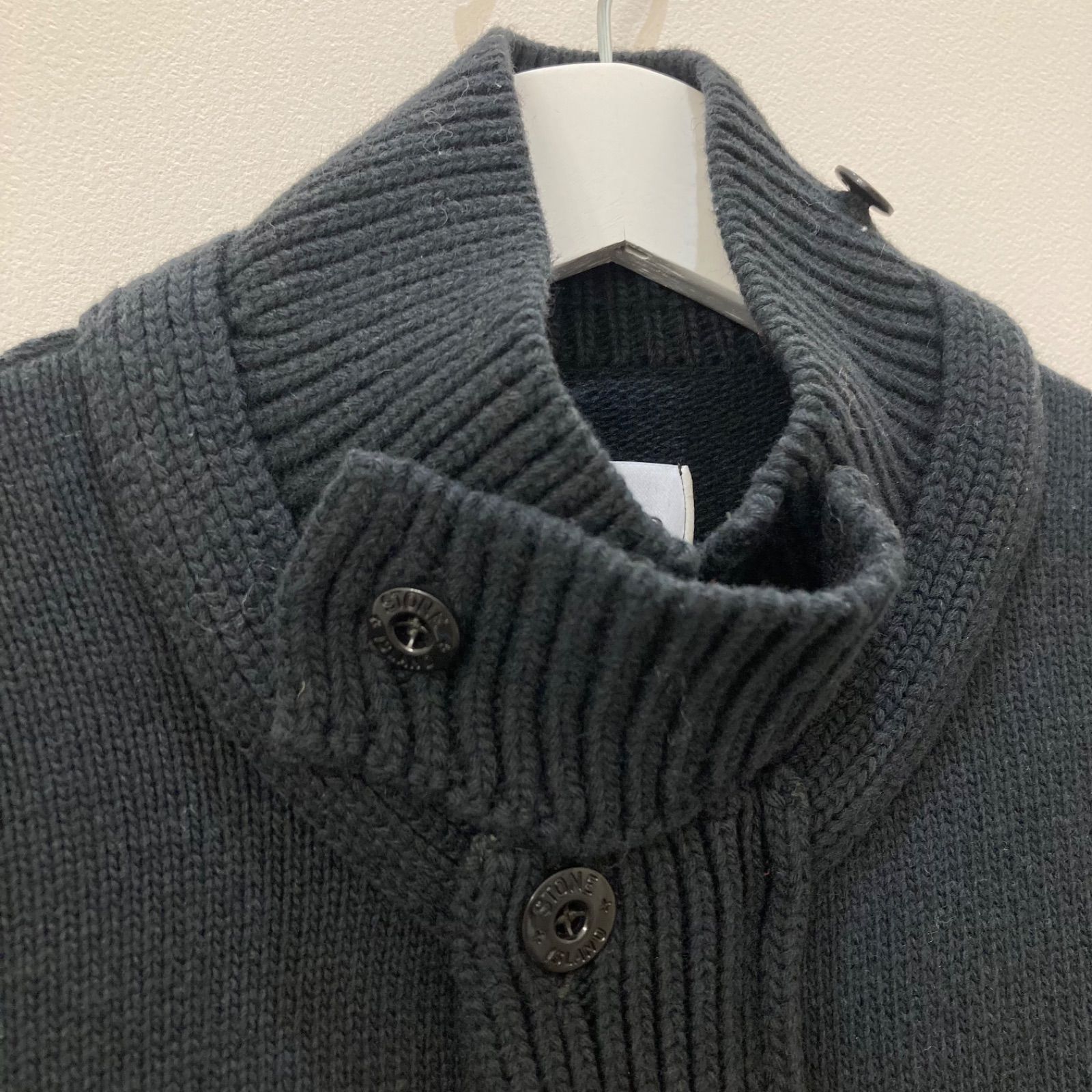 STONE ISLAND ストーンアイランド スタンドカラーニットカーディガン 