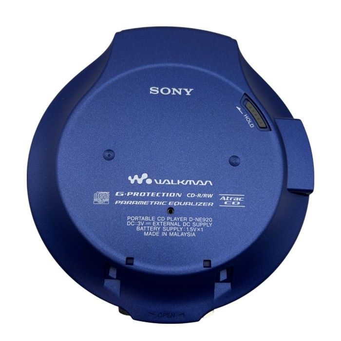 SONY ポータブルCDプレーヤー D-NE920 ブルー SONY ソニー CD WALKMAN ウォークマン ブルー D-NE920