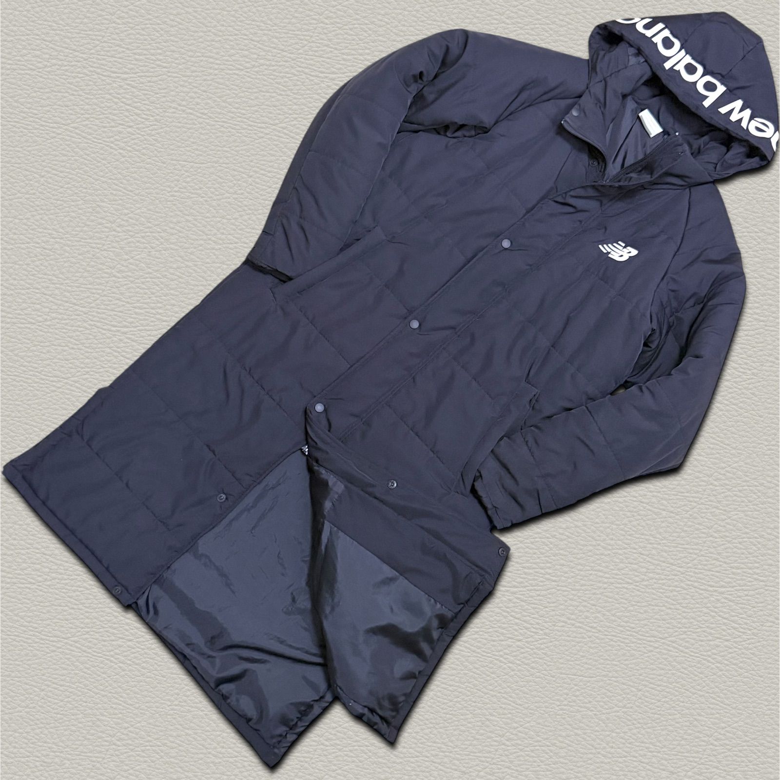 ✨未使用級✨ニューバランス ベンチコート 防寒着 ブラック S 美品】New Balance ベンチコートブラック S ニューバランス 防寒