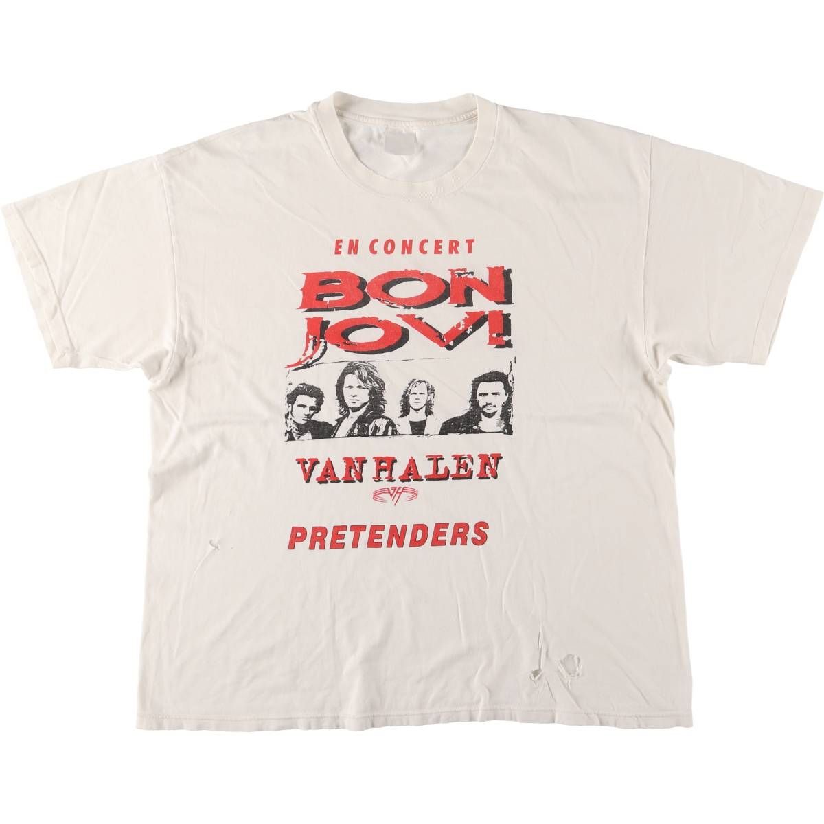 古着 90年代 BON JOVI ボンジョヴィ バンドTシャツ バンT メンズXL相当