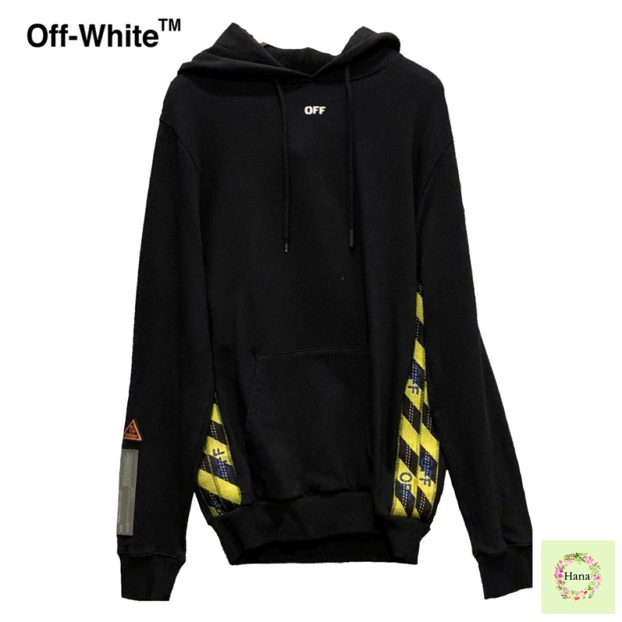 傷あり】Off-White オフホワイト パーカー メンズ 18SS TAPE