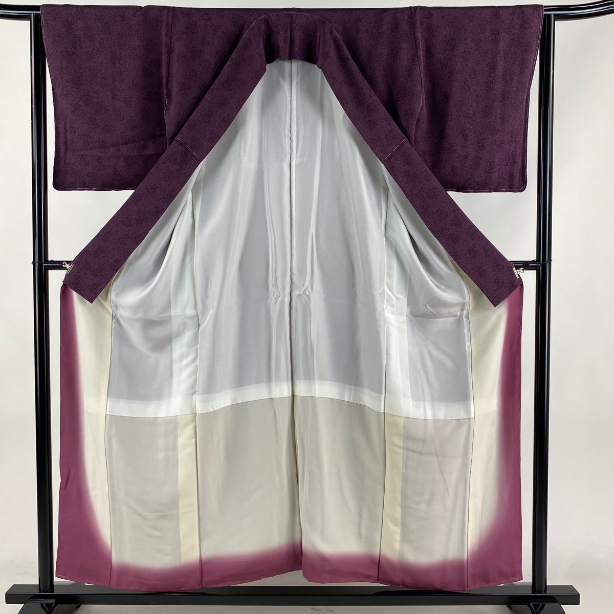 江戸小紋 身丈153cm 裄丈64cm M 袷 人間国宝 中村勇二郎 落款 雲中供養  