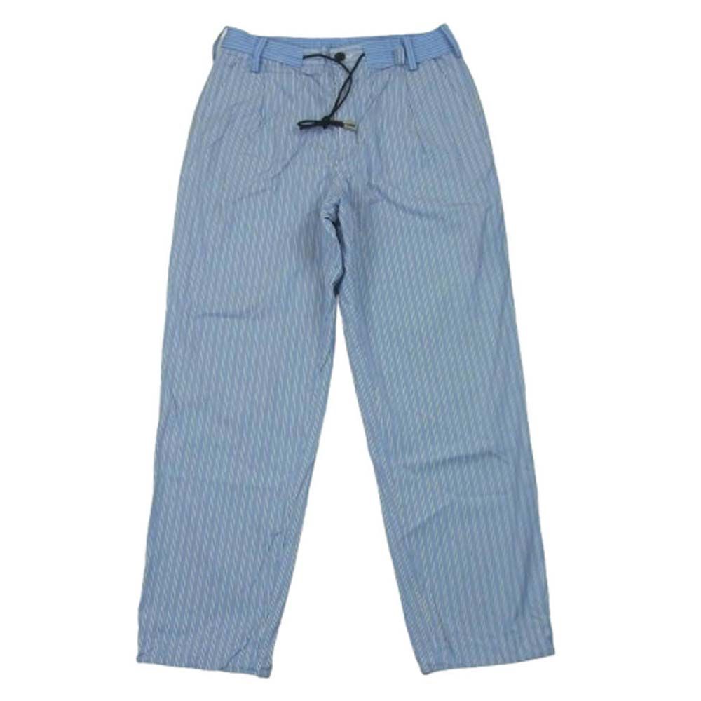 Sacai サカイ 23SS 23-03040M Thomas Mason トーマスメイソン Cotton Poplin Pants ストライプ コットン パンツ ブルー系 ホワイト系 458 2