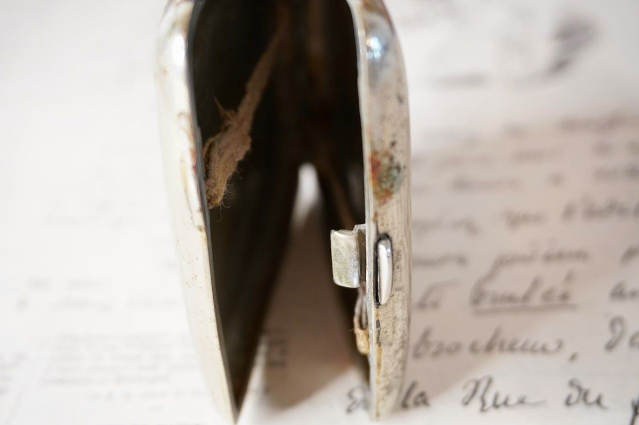 イギリス アンティーク シルバープレート シガレットケース