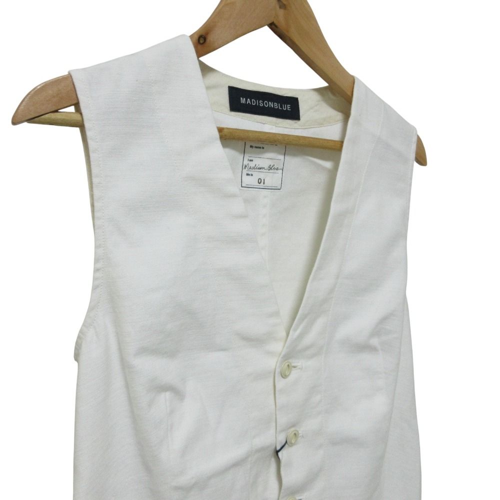 未使用 24SS MADISONBLUE マディソンブルー SLIM FIT VEST L.oz