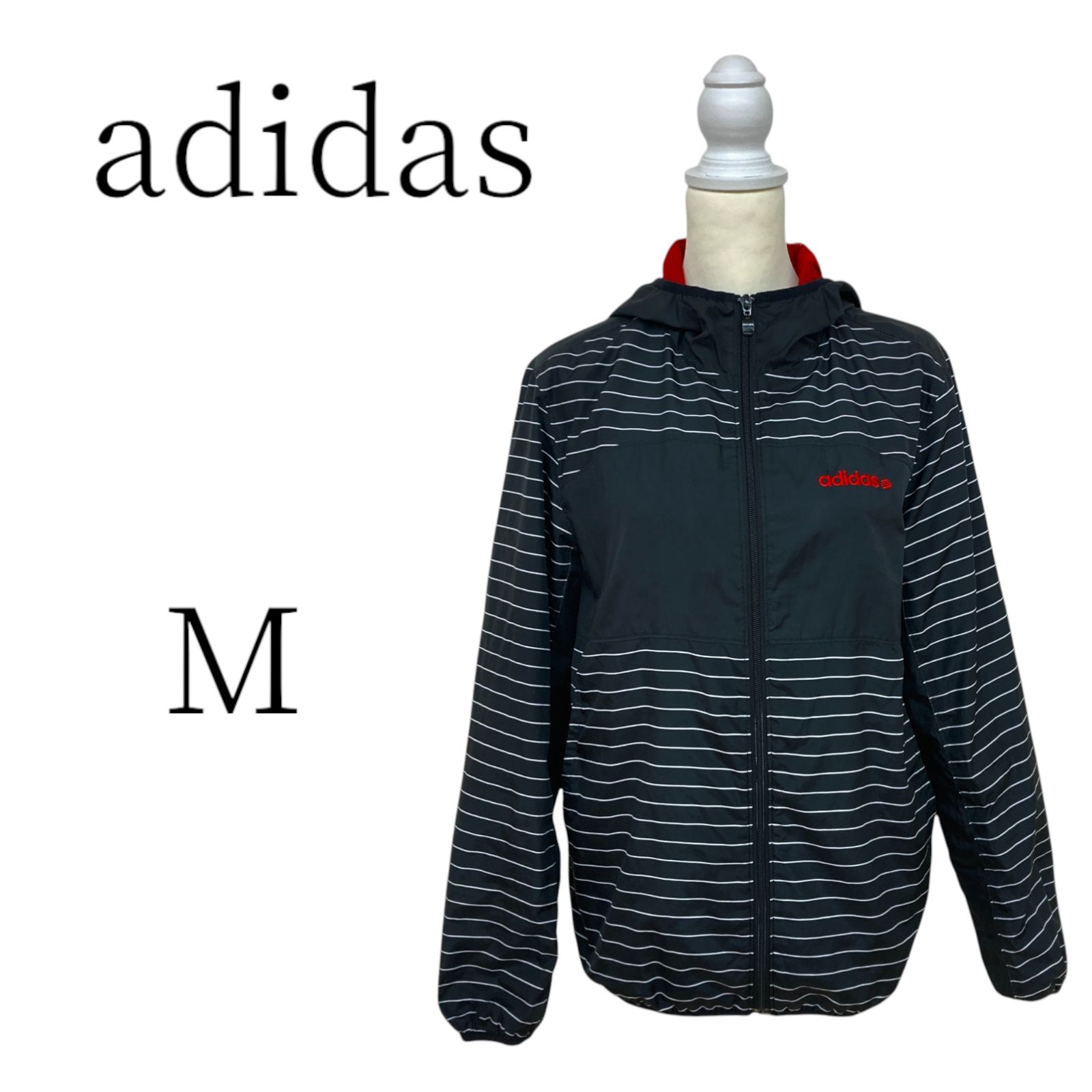 adidas アディダス ブラック ジャンパー ブルゾン Ｍ HMRTMK2-42
