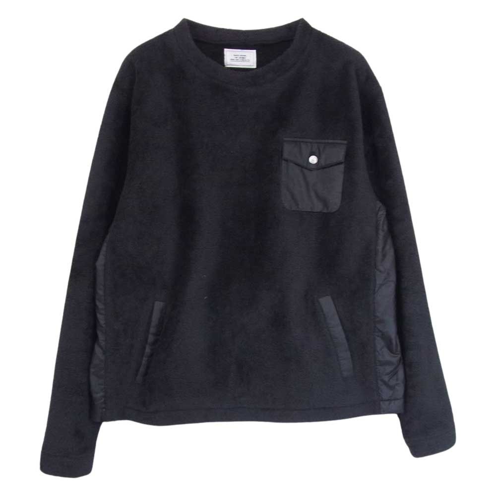CRIMIE クライミー スウェット フリース プルオーバー クルーネック 長袖 ジャケット ブラック系 サイズ表記無【中古】