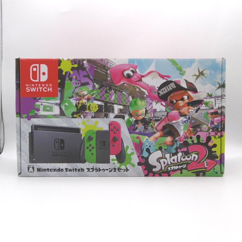Nintendo Switch スプラトゥーン2セット 本体 ソフト・ステッカー欠品 ...