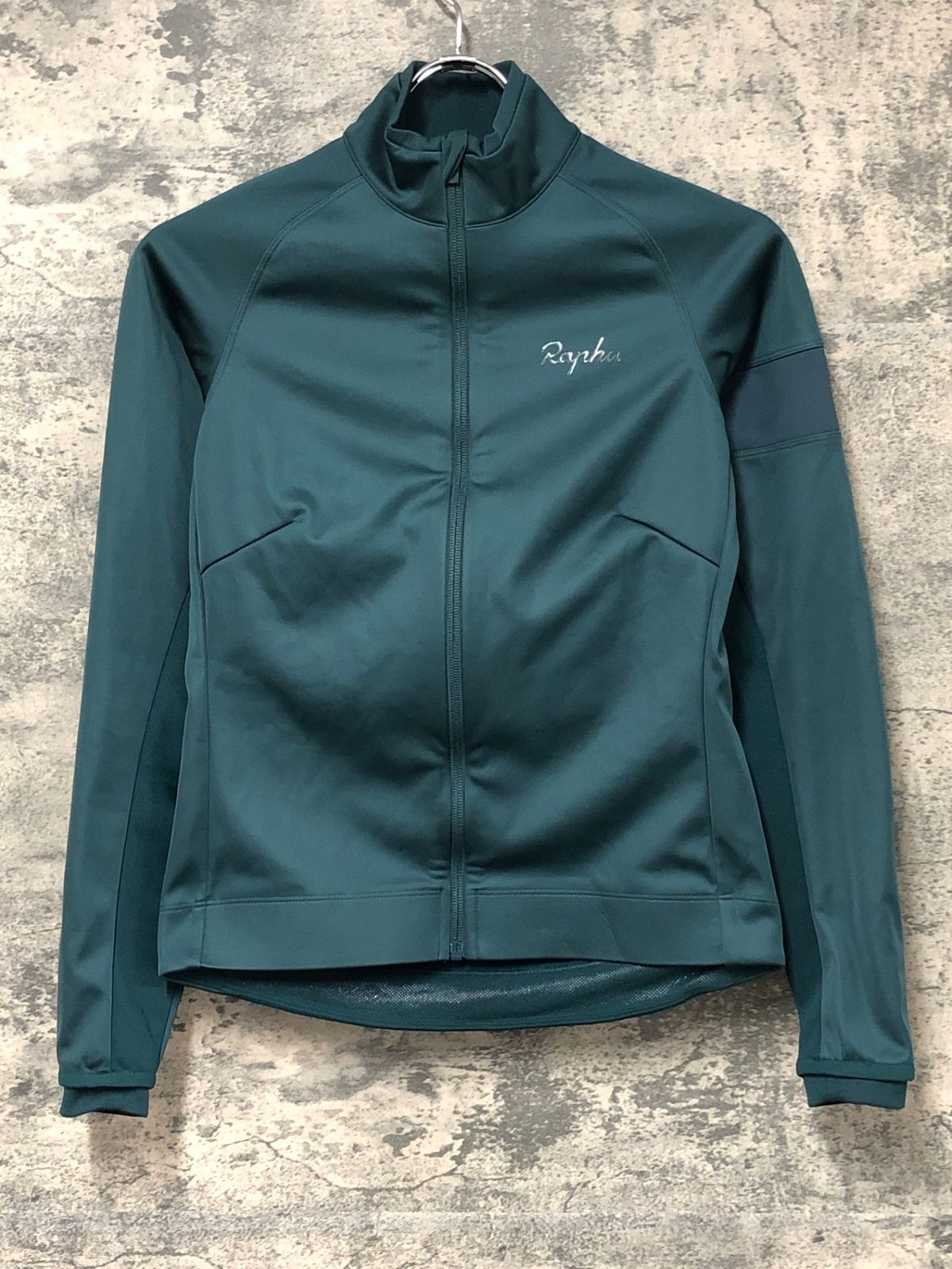 IY253 ラファ Rapha WOMEN S CORE WINTER JACKET 長袖 サイクルジャケット 深緑 XS 裏起毛 レディース