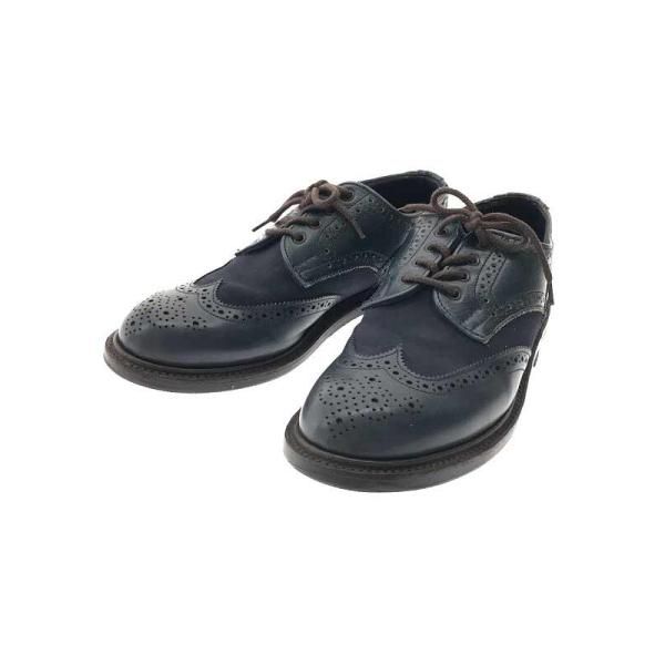 トリッカーズ　Tricker’s　レザーシューズ　スエード切り替え トリッカーズTricker'sレザーシューズスエード切り替え