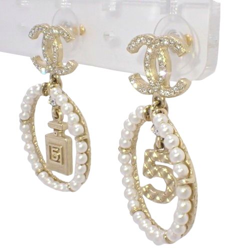 CHANEL(シャネル) ココマーク No.5 パフューム パール ピアス