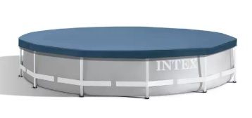 インテックス 3.66m x 76cm プリズムフレームプレミアムプールセット カバー付 26709J 外遊び 夏 プール 庭 キャンプ 水遊び