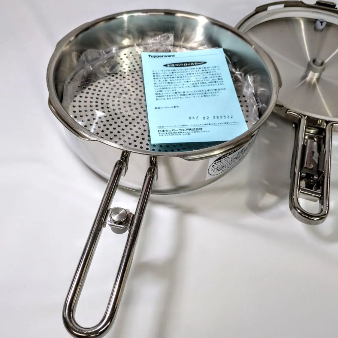 新品・保管品】日本タッパーウェア製 パーフェクトキッチン圧力鍋 3L