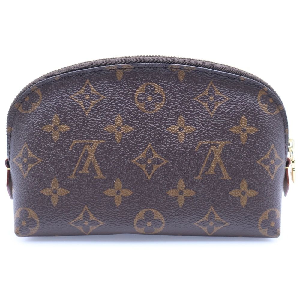 LOUIS VUITTON ルイヴィトン モノグラム ポシェットコスメティックPM レザーポーチ 小物入れ ブラウン M 47515