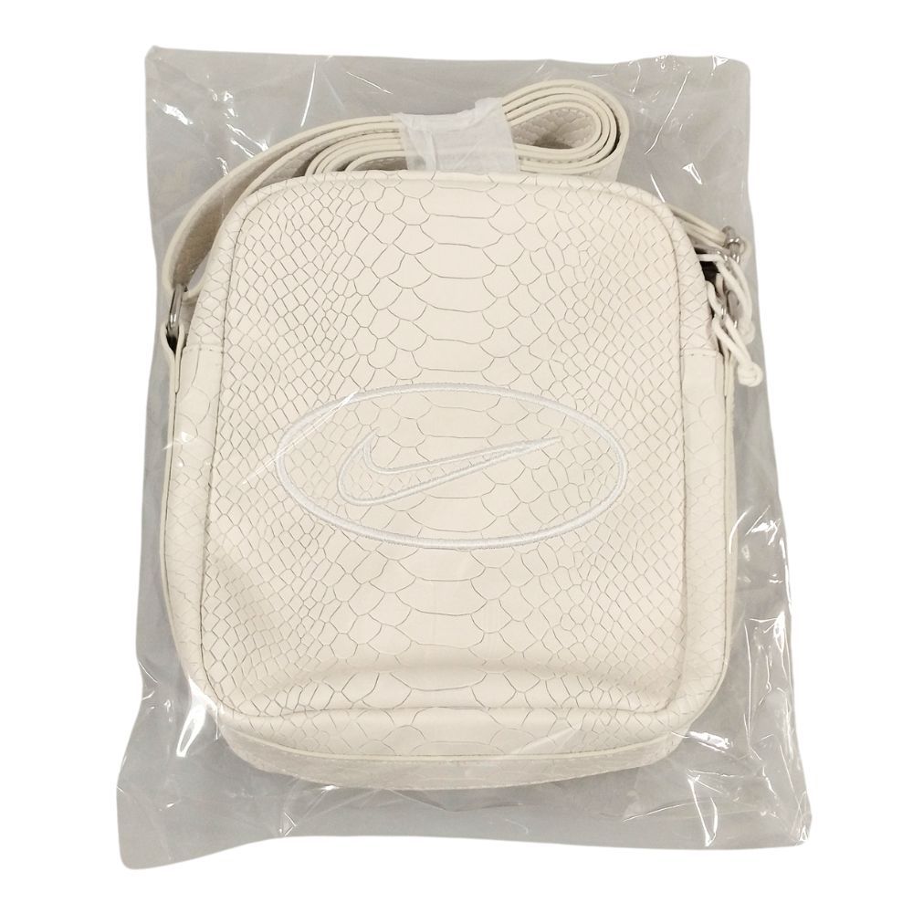 SUPREME シュプリーム 25SS × Nike Leather Shoulder Bag レザー ショルダーバッグ ホワイト 正規品 / 45020 SUPREME シュプリーム 25SS × Nike Leather Shoulder Bag レザー