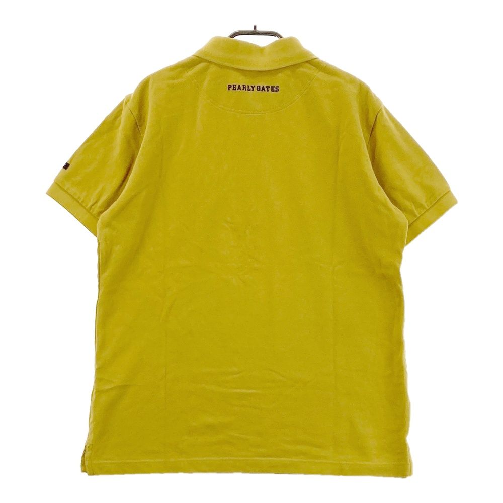 美品　パーリーゲイツ　ポロシャツ　6 メンズ　PEARLYGATES 半袖 サイズ：6 PEARLY GATES パーリーゲイツ 半袖ポロシャツ カーキ系