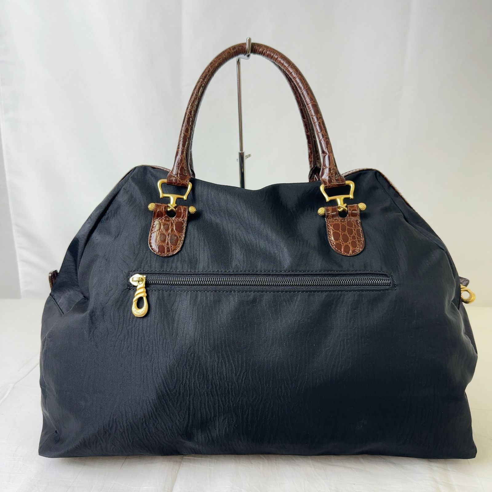 BALENCIAGA バレンシアガ ナイロン ボストンバッグ ブラウン BALENCIAGA バレンシアガ ボストンバッグ ブラウンACE - メルカリ