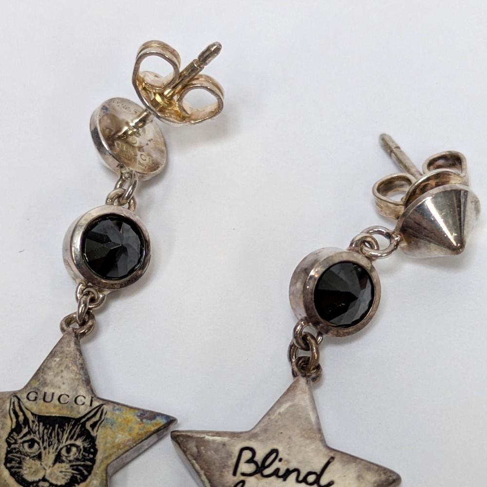 Dz804695 グッチ ピアス スタースイングピアス キャットモチーフ