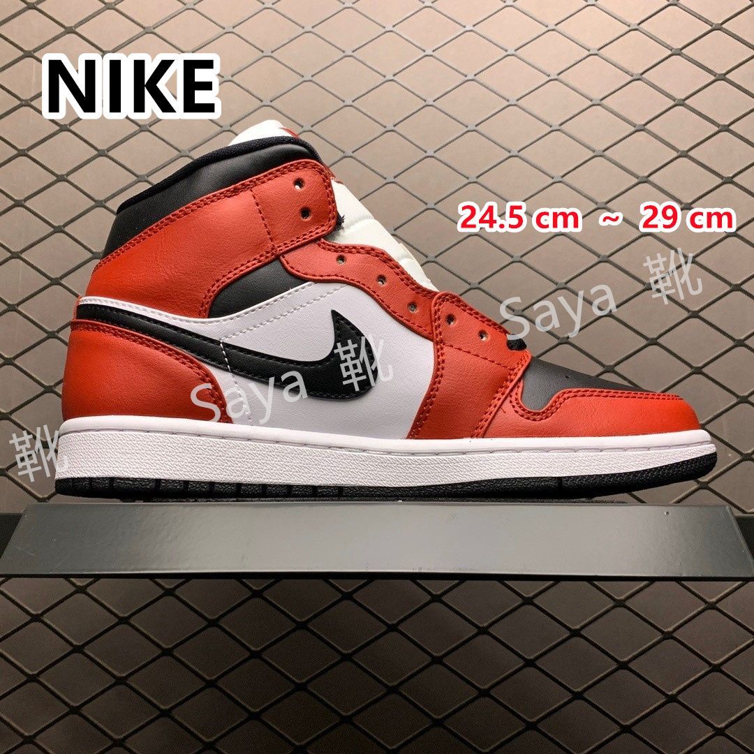 新品 未使用 NIKE AIR JORDAN 1 MID CHICAGO BLACK TOE ナイキ エア 