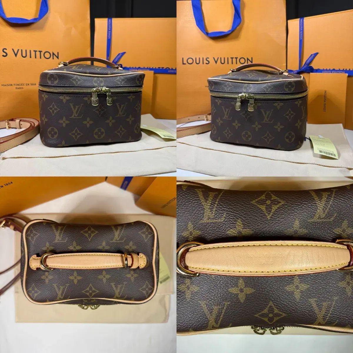 Louis Vuitton ニース ミニ メイクアップ ケース モノグラム ポーチ トートバッグ M44495