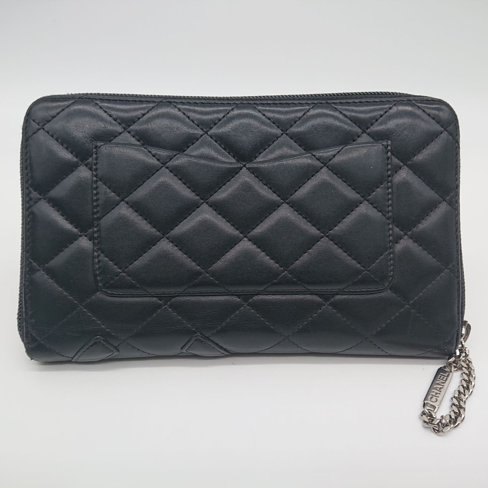 美品】CHANEL シャネル 長財布 オーガナイザー カンボンライン