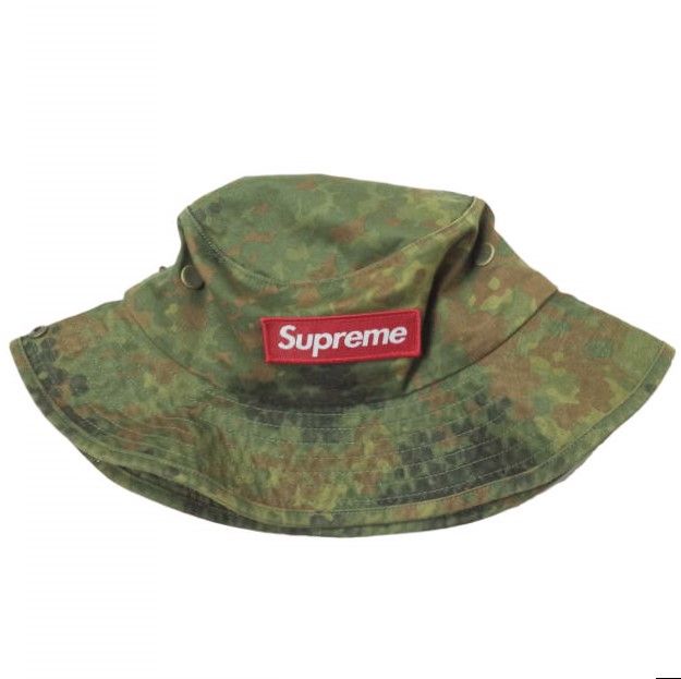 新品 SUPREME シュプリーム 23AW Military Boonie ミリタリーブーニー M/L Flecktarn Camo WEEK1  ボックスロゴ バケットハット 帽子 s18510 - メルカリ