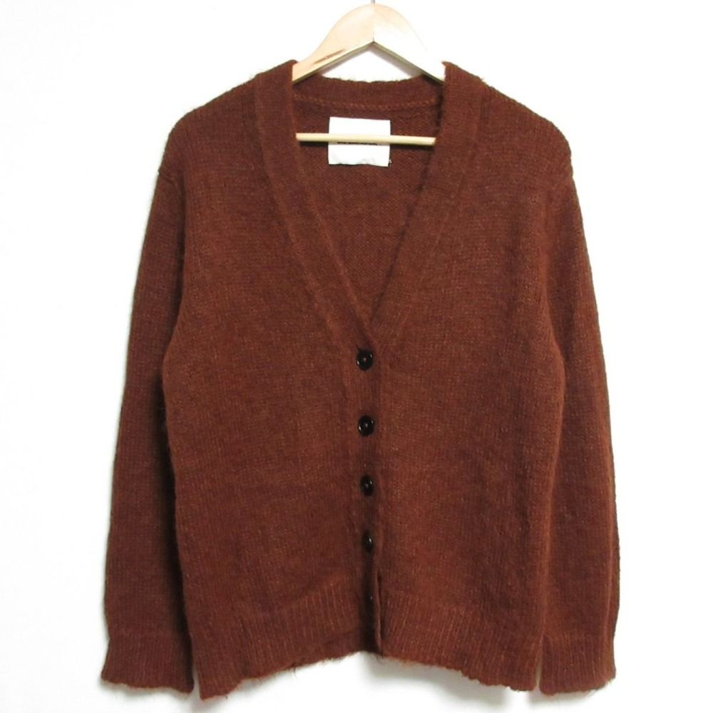 美品 22AW JIL SANDER＋ ジルサンダー アルパカブレンド 長袖 Vネック  