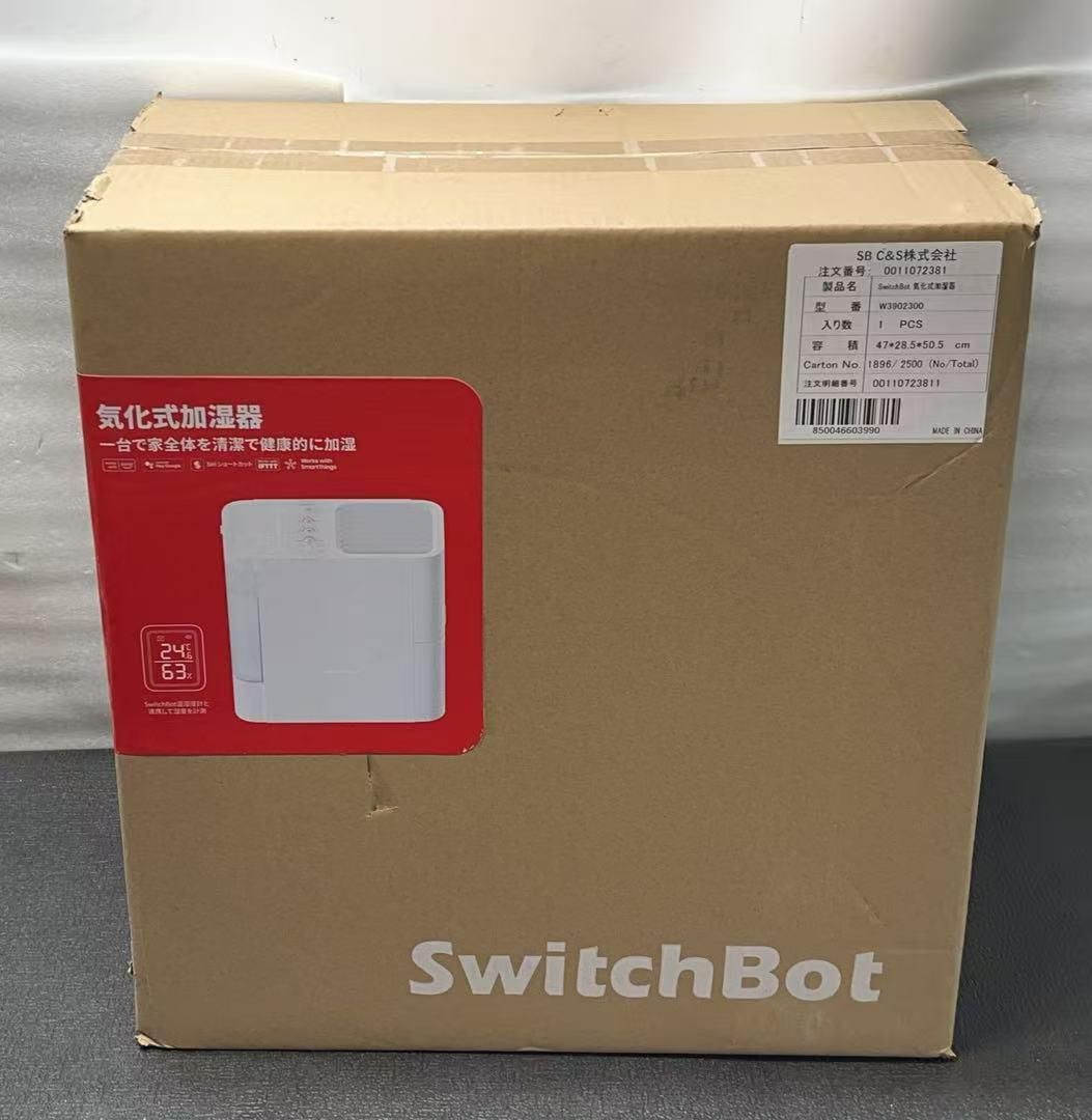 4417006 未開封SwitchBot 加湿器 気化式 Alexa 大容量4.5L 21畳対応