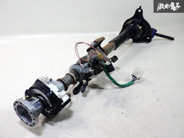 日産 純正 HCR32 R32 スカイライン RB20DET 前期 ステアリング シャフト コラム キーシリンダー キー 鍵 即納