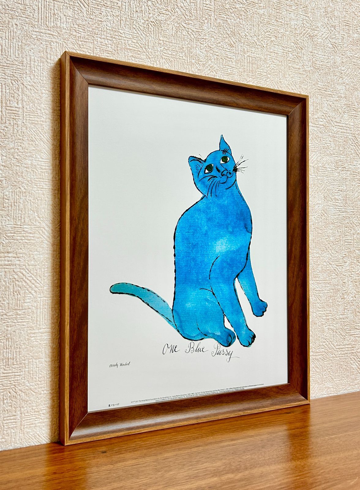 新品☆額縁付アートポスター(BRUCE MCGAW GRAPHICS)☆アンディ