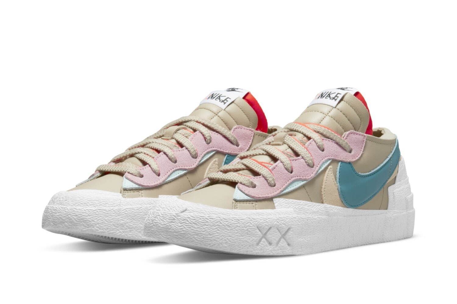 kaws x sacai x blazer low reed