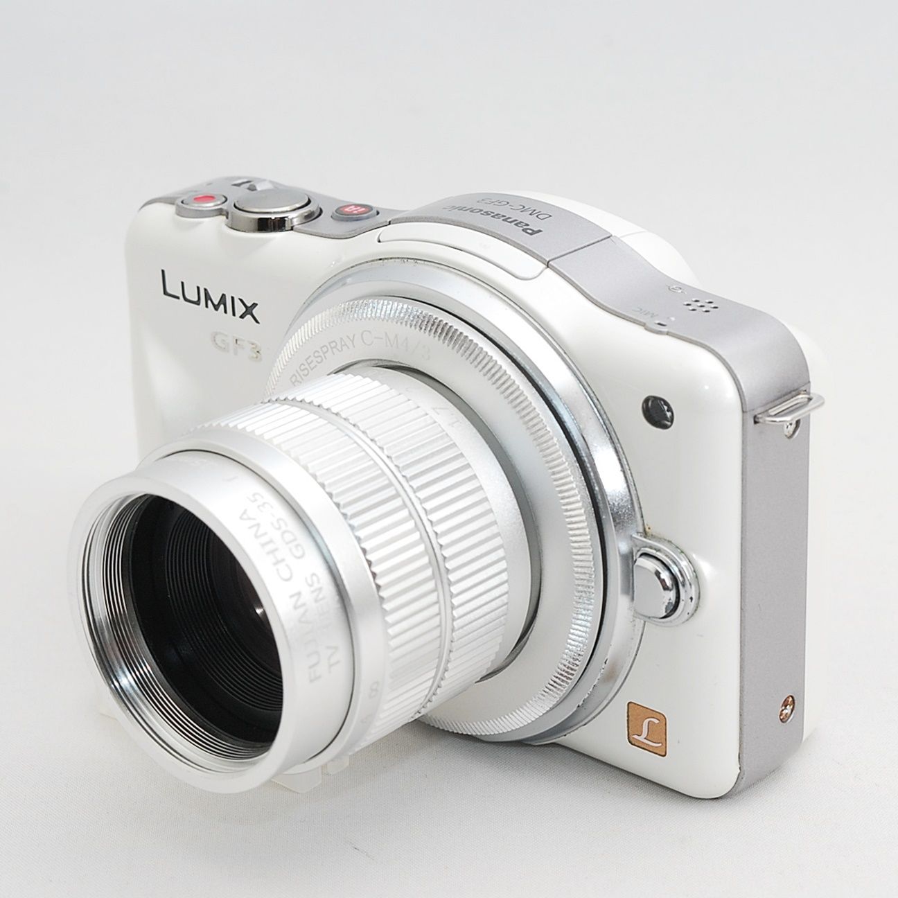 パナソニック Panasonic LUMIX DMC-GF3 マニュアル単焦点レンズセット ホワイト ミラーレス カメラ 中古 - メルカリ