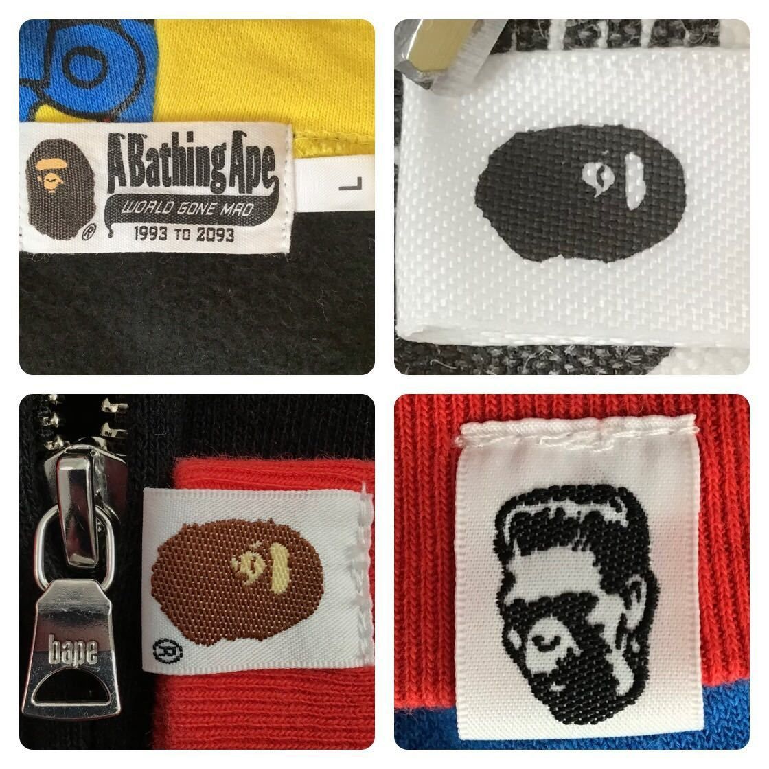 BE@R シャーク パーカー Lサイズ shark full zip hoodie a bathing ape