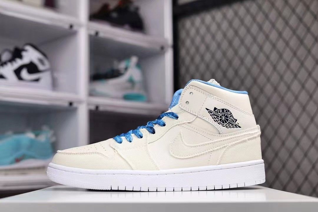 NIKE WMNS AIR JORDAN 1 MID SANDDRIFT/INDIGO ナイキ ウィメンズ エアジョーダン1 ミッド サンドドリフト/インディゴ DM9126-104