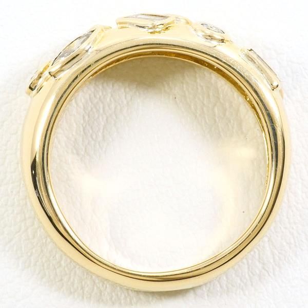 K10YG リング ring 指輪 11号 ダイヤ 総重量約5.0g