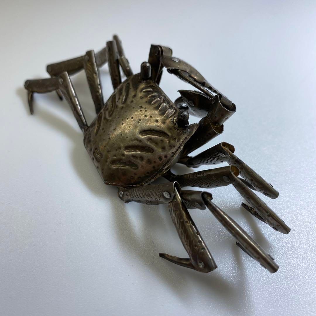 弘美　銀製　自在カニA　24g/最大幅約13㎝ 東Y6-0726☆2Fトヒエ 弘美 銀製 自在カニA 24g/最大幅約13㎝ 東Y6-0726☆2F