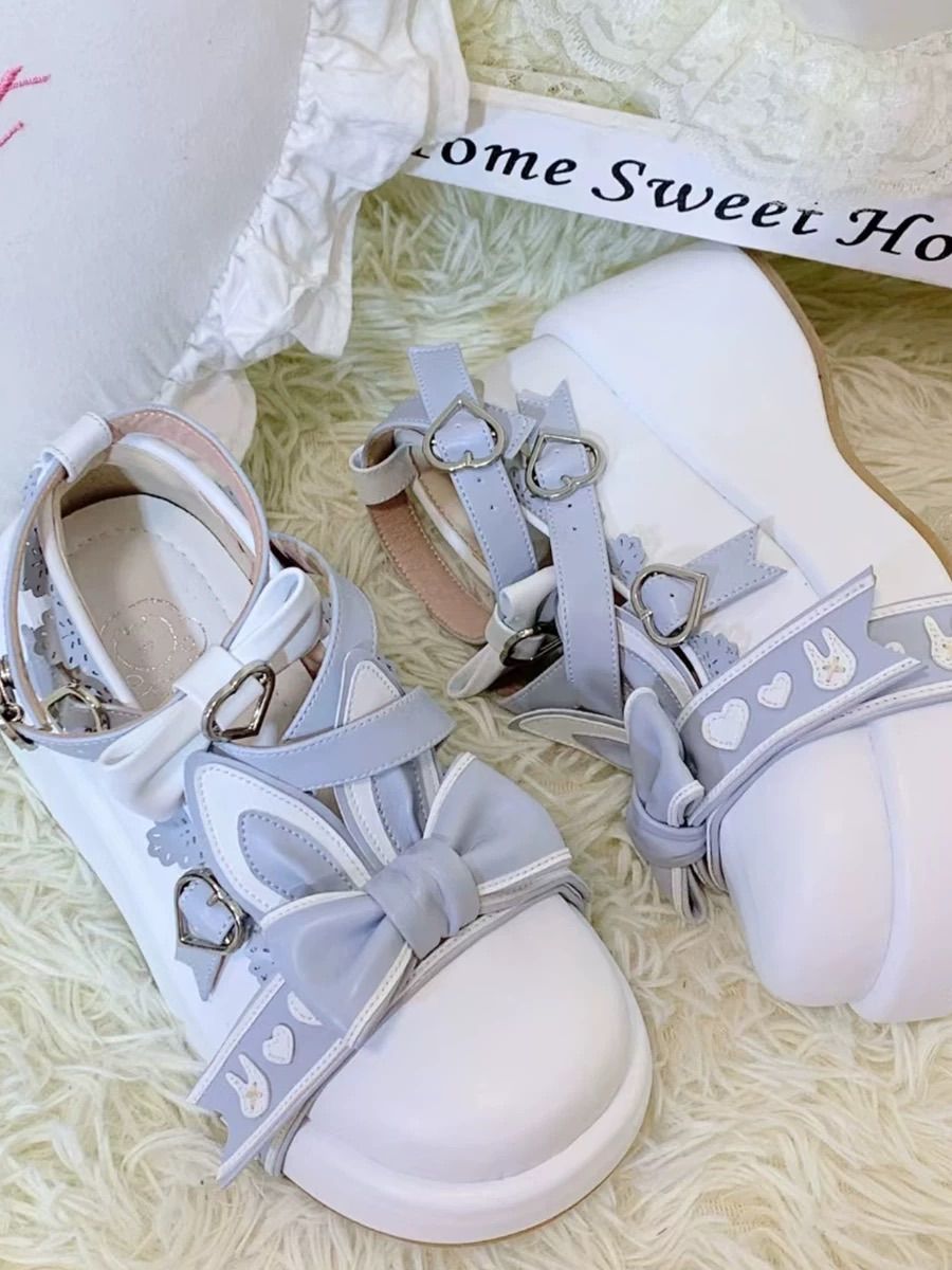 靴 ハートバックル