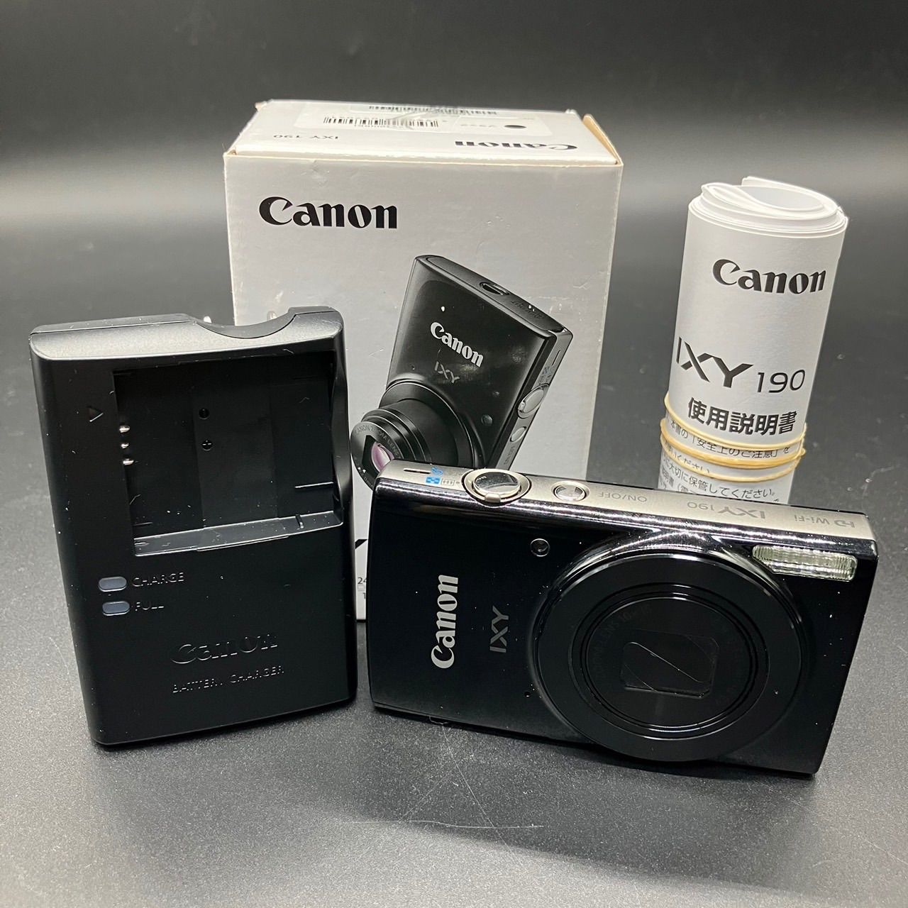 Canon デジタルカメラ IXY 190 ブラック 光学10倍ズーム IXY190BK