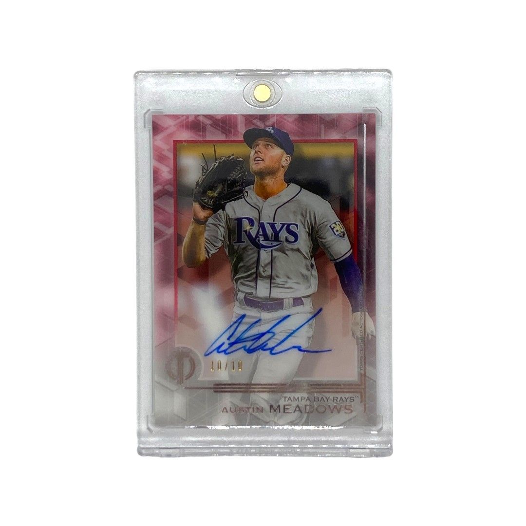 新しい TRIBUTE MLBカード TOPPS AUSTIN 送料 #TA-AME 10/10 MEADOWS シングルカード