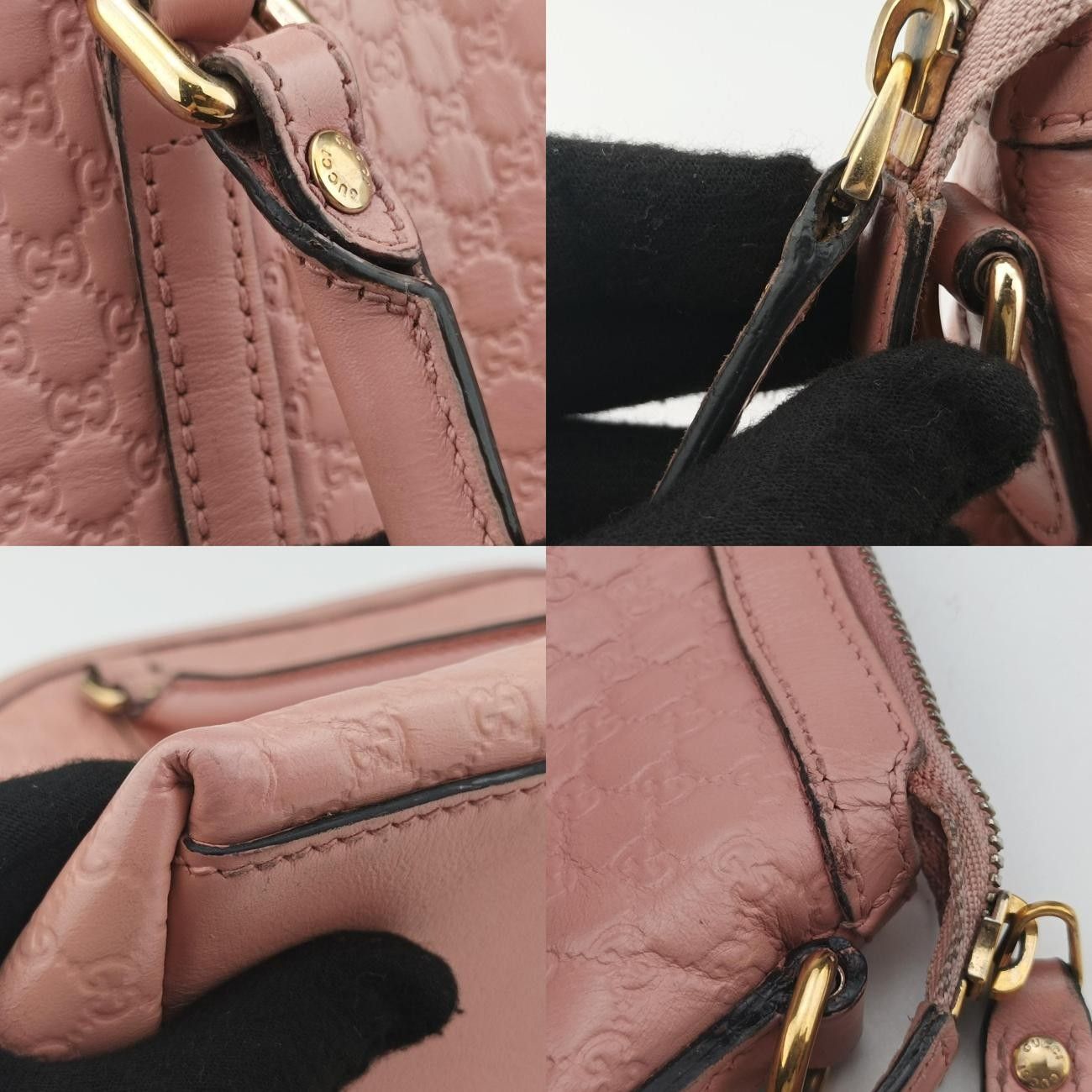 グッチGucciマイクログッチシマピンクレザー449657A011202504