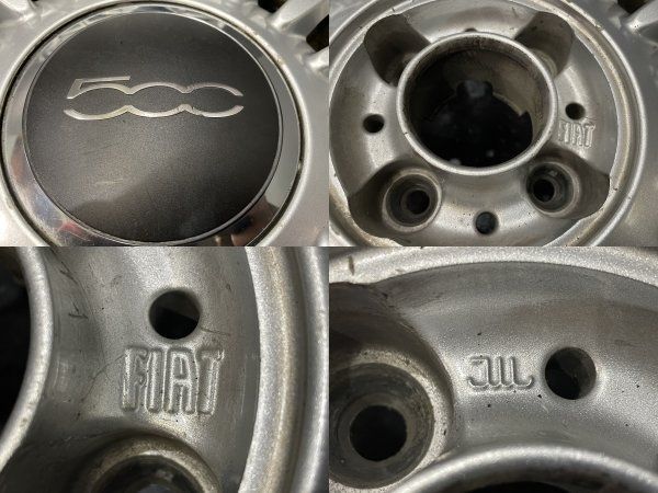 FIAT 500 フィアット 純正ホイール 15インチ 4本 6J4HPCD98+35 