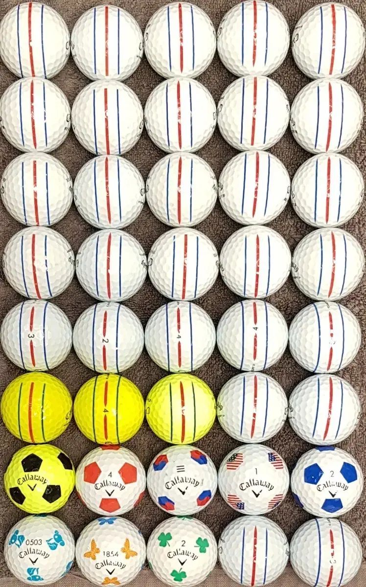 Callaway キャロウェイ トリプルトラック トゥルビス A レベル 40 犬 ゴルフボール ロストボール