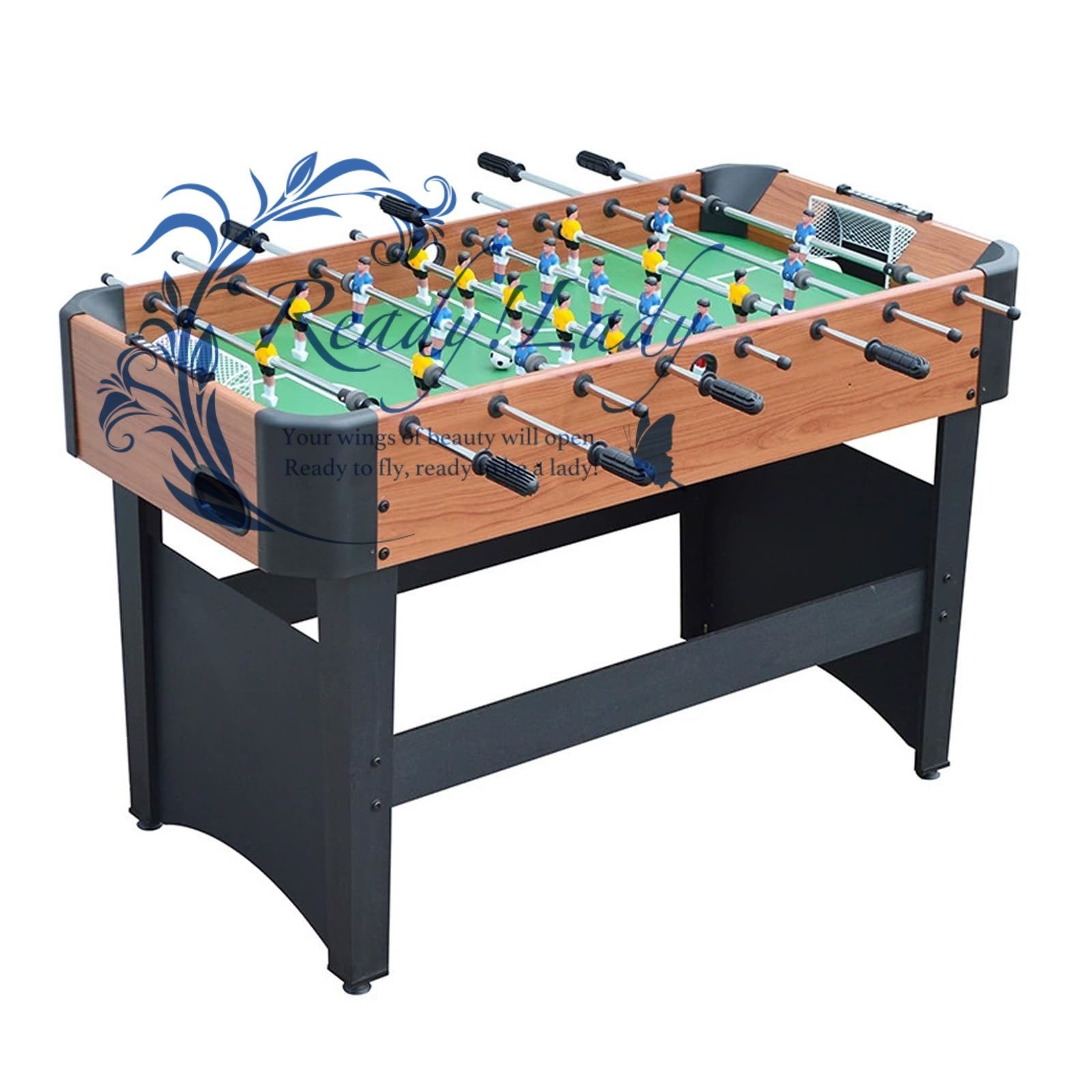 テーブルサッカーゲーム 公式トーナメントサイズ 8 列 得点板付 120cm*60cm*80cm 大型 卓上サッカー盤 サッカー対戦 テーブルゲーム ダブルゲーム 大人用|子供 ストレス解消 親子 家族 親友 家庭用