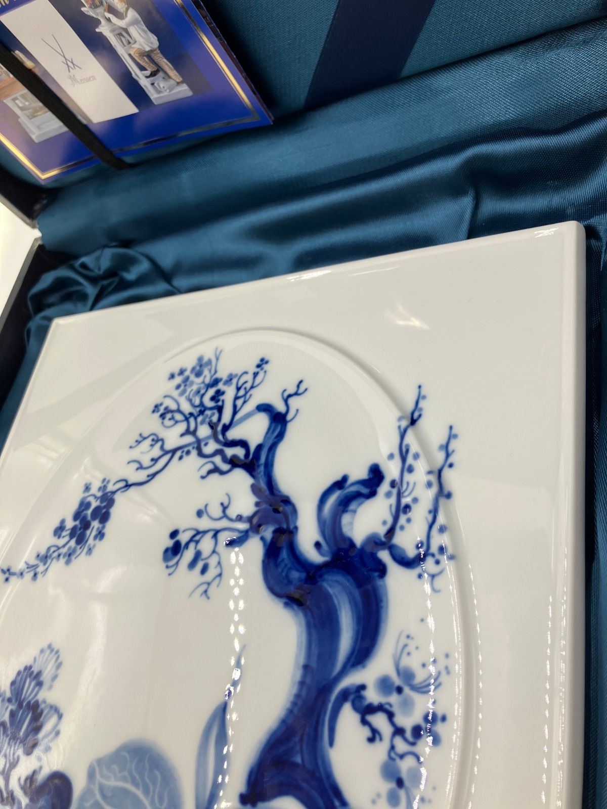 マイセン ブルーオーキッド 壁掛け 陶板画 ケース付き - メルカリ