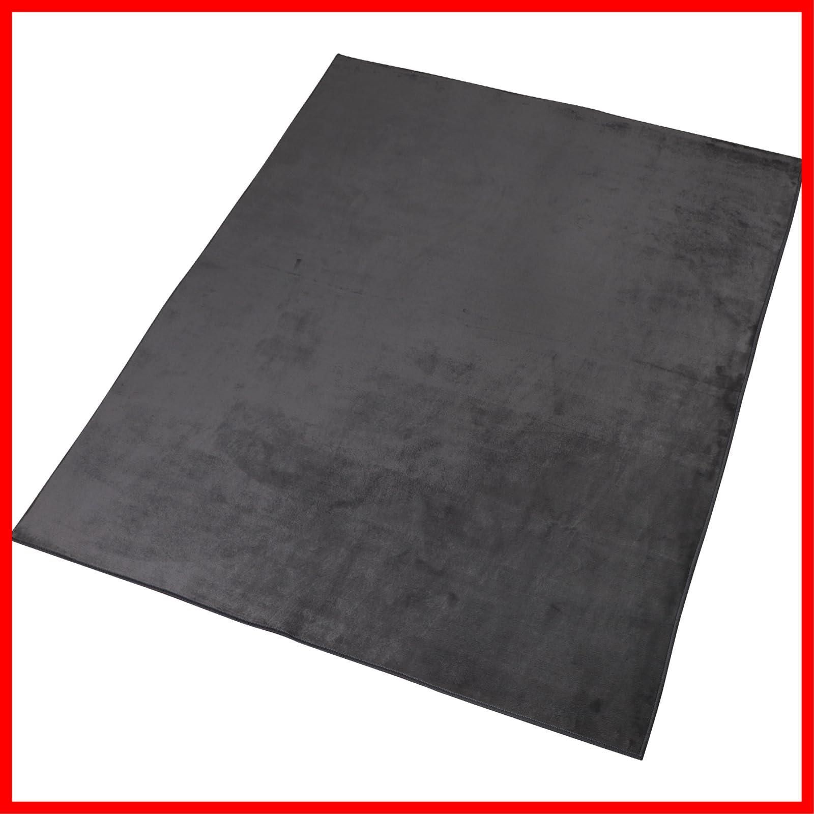 傷防止 床保護 床暖房対応 騒音対策 フローリングマット フランネルタイプ 滑り止め加工 グレー カーペットタイプ チェアマット 160×180cm ゲーミングチェアマット FUNHOO