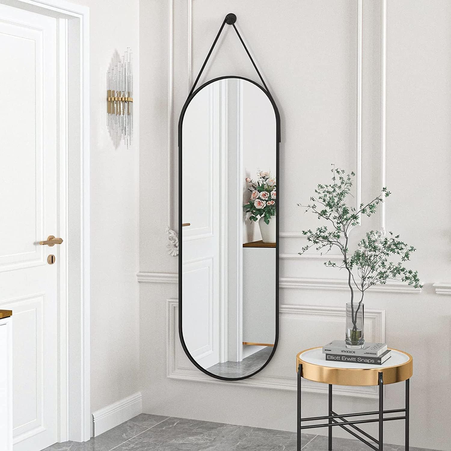 特別セール】BEAUTYPEAK 鏡 姿見鏡 全身鏡 北欧 高さ122cm×幅41cm ドア
