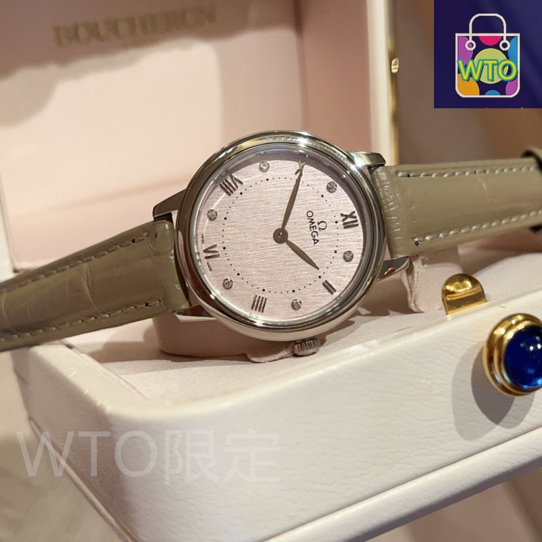 OMEGA 自動巻き時計 レディース O-7434| オメガ デビル チューラーWネーム 手巻き サンレイ文字
