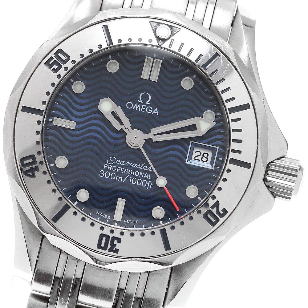 オメガ OMEGA 2582.80 シーマスター300 デイト クォーツ レディース_909605